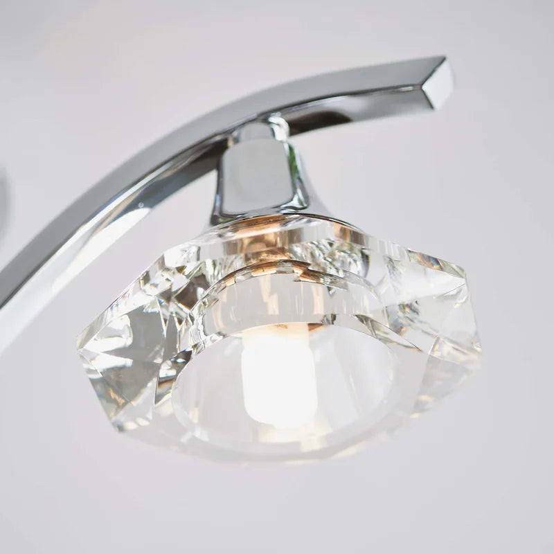 Ziva Glass Semi Flush Mount