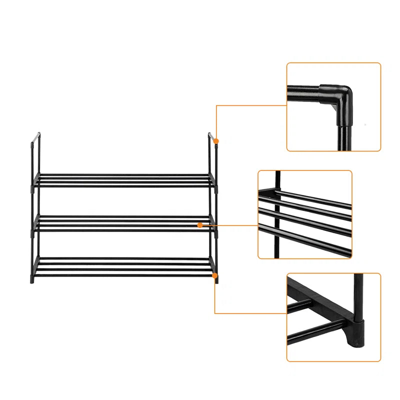 15 Pair Shoe Rack