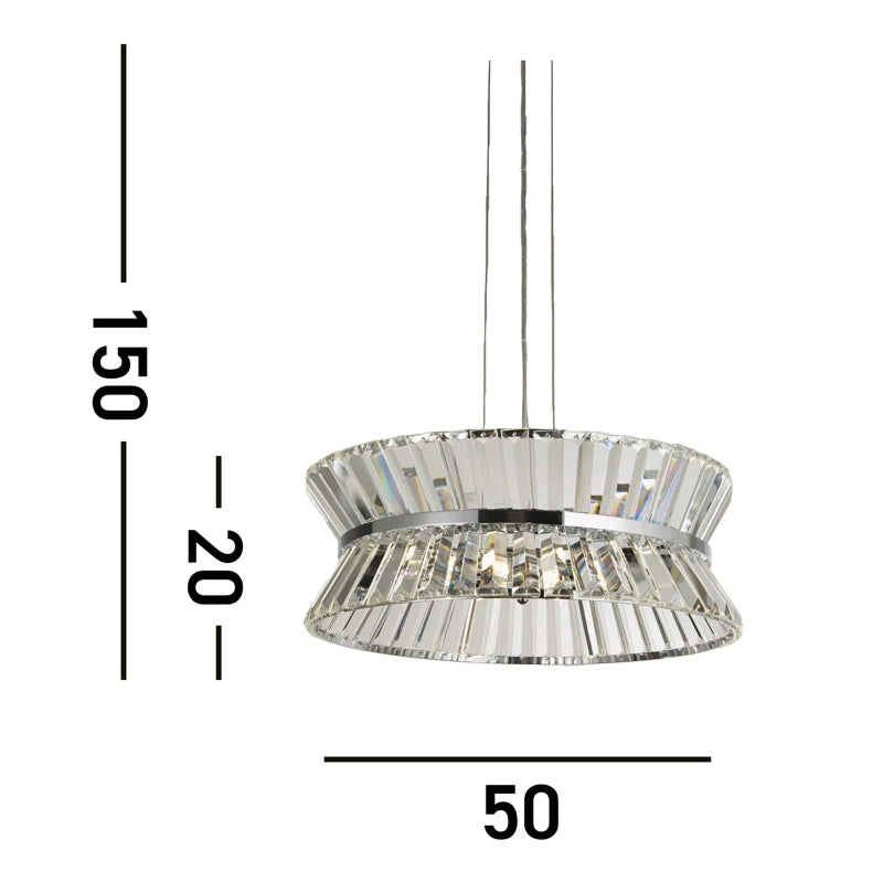 Xochitl 7 - Light Crystal Chandelier