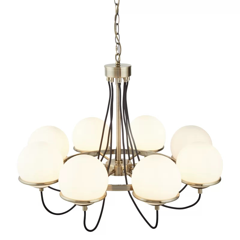 Wynward 8-Light Wagon Wheel Chandelier