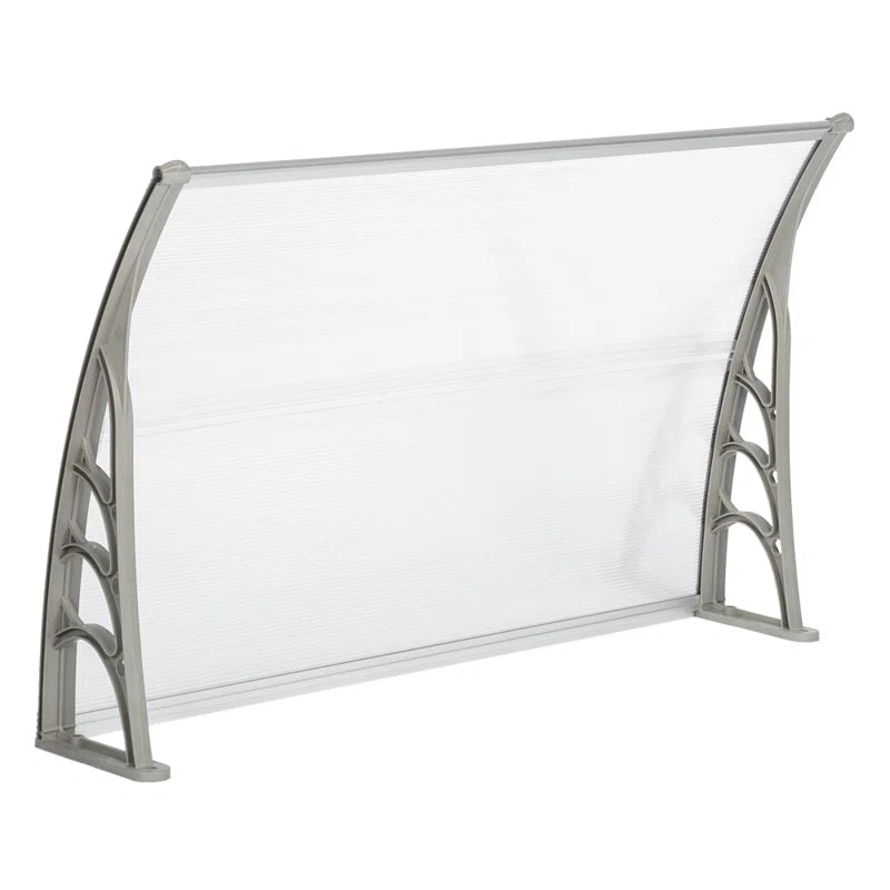 119.9Cm W X 73.7Cm D Plastic Cover Retractable Door / Window Awning