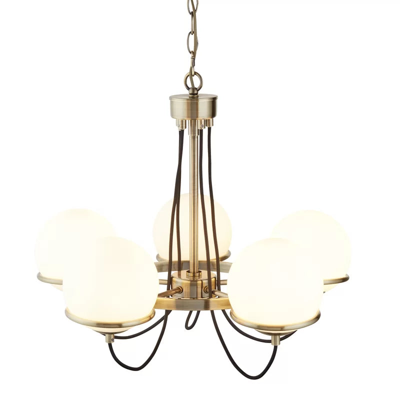 Yorba 5-Light Shaded Chandelier