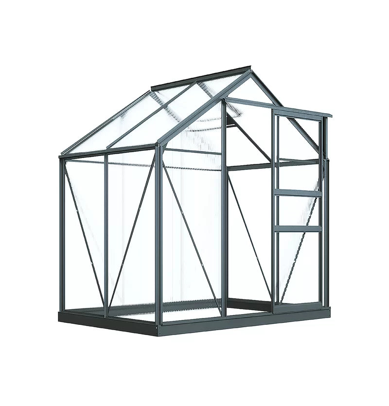 Wysocki 6 Ft W X 4 Ft D Greenhouse