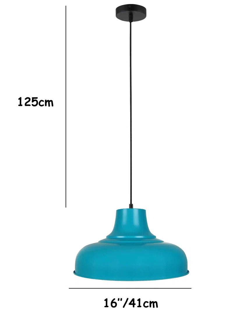 28Cm H X 40Cm W Metal Bowl Pendant Shade ( Screw on )