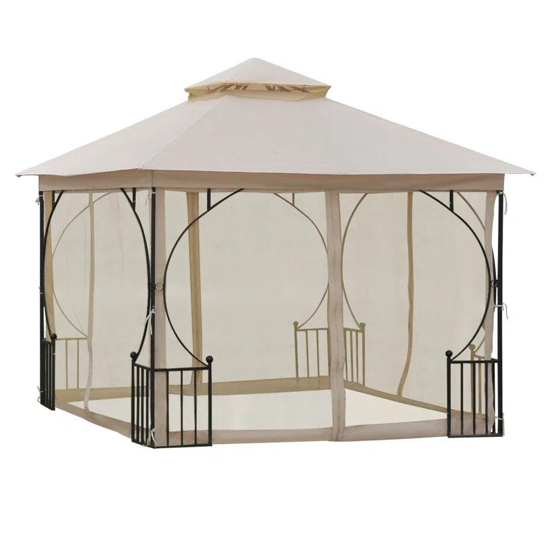 3M X 3M Metal Patio Gazebo