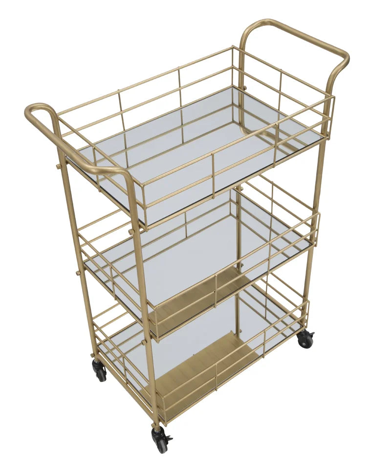 Yael Metal Bar Cart