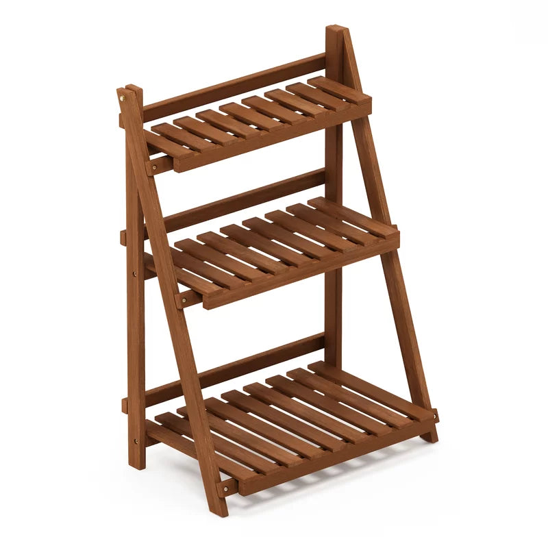 Wood Weather Resistant Plant Stand