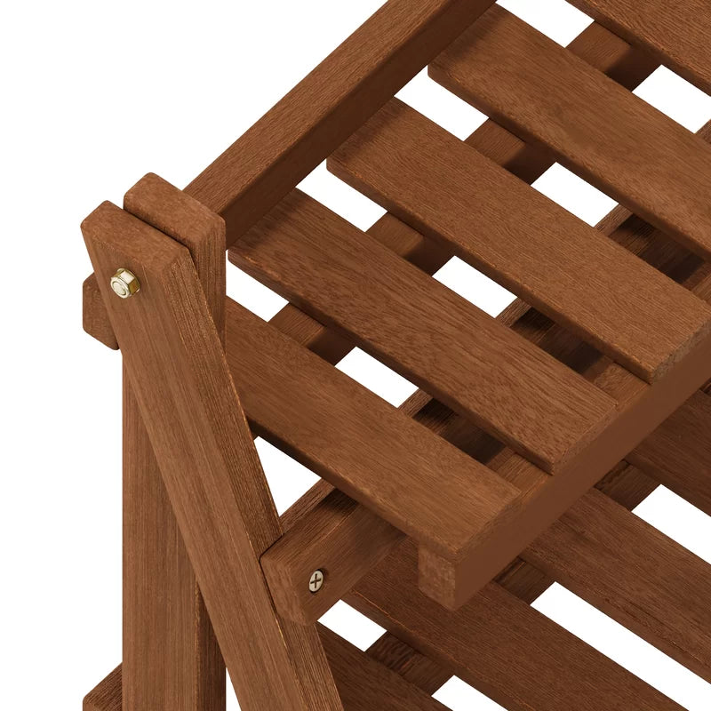 Wood Weather Resistant Plant Stand