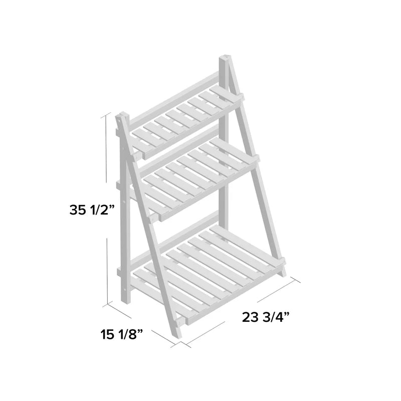 Wood Weather Resistant Plant Stand