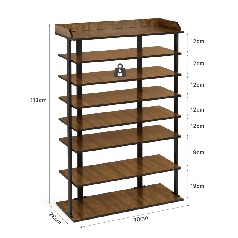 21 Pair Shoe Rack