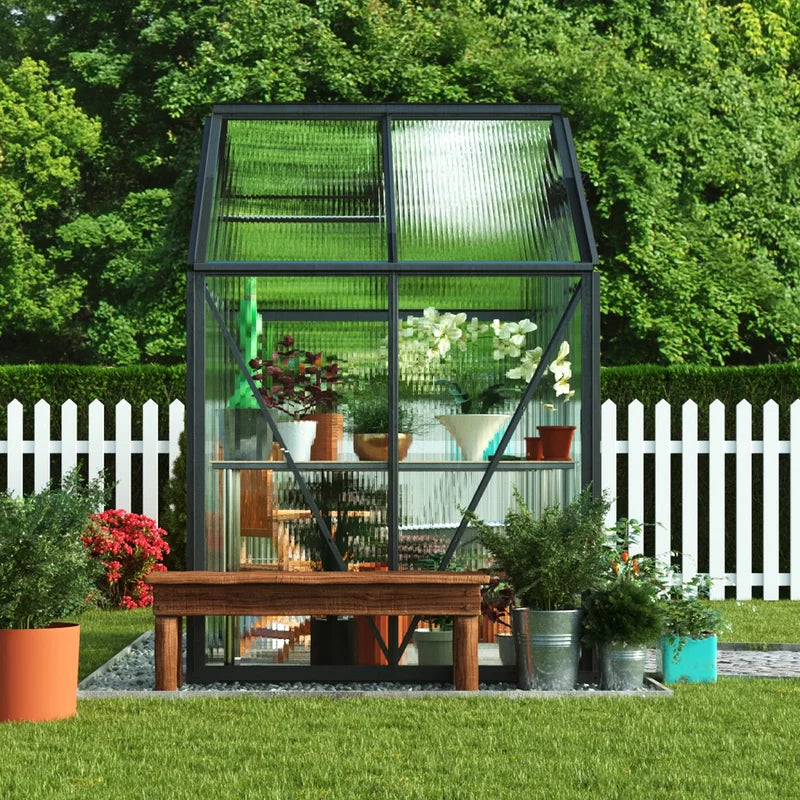 Wysocki 6 Ft W X 4 Ft D Greenhouse