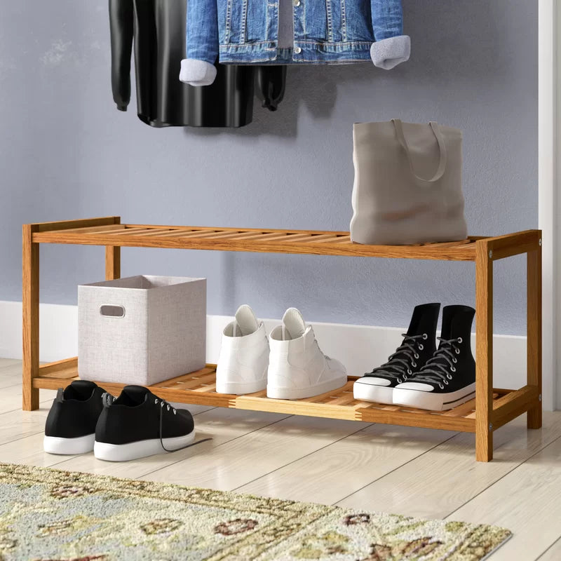 Walnut Shoe Rack