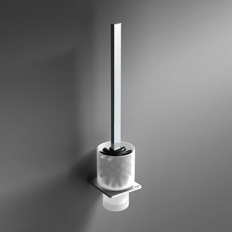 Zac Wall Mounted Toilet Brush and Holder