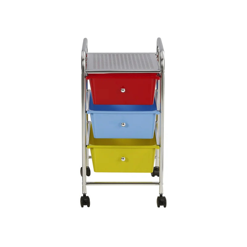 3 Drawer Trolley Storage Drawer