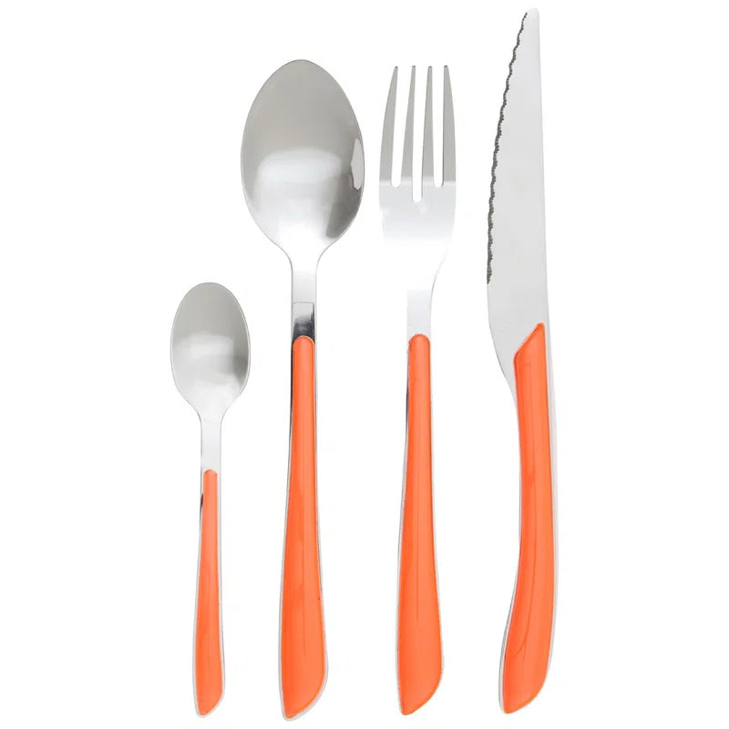 24 Piece Stainless Steel Cutlery Set , Service for 6