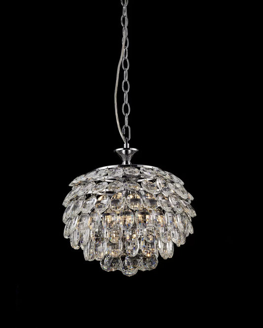 3-Light Crystal Chandelier