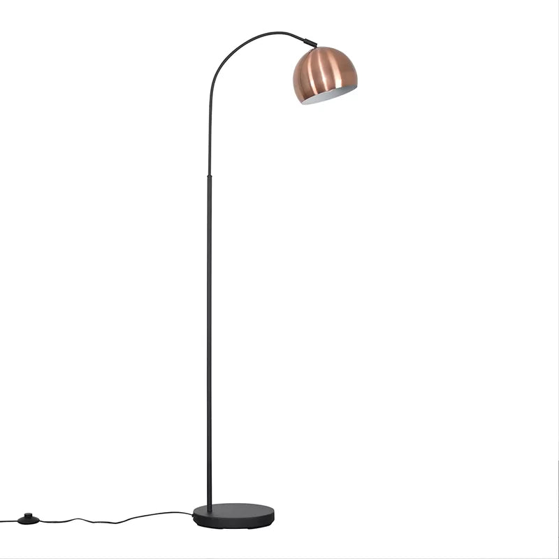 Webb 150Cm Dark Grey Arched Floor Lamp