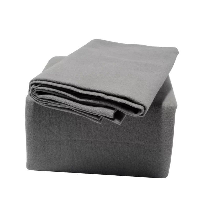 180 Thread Count 100% Brushed Cotton Fitted Sheet