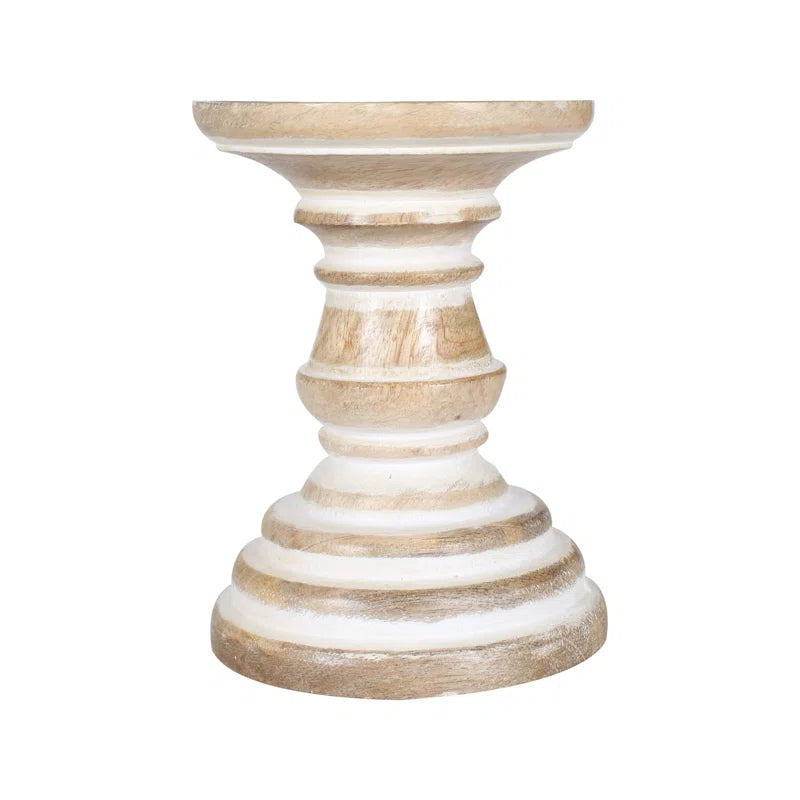 Wooden Candlestick