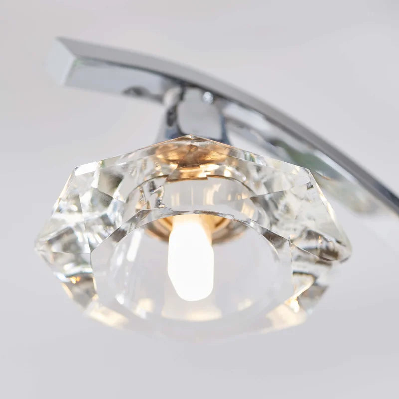 Ziva Glass Semi Flush Mount