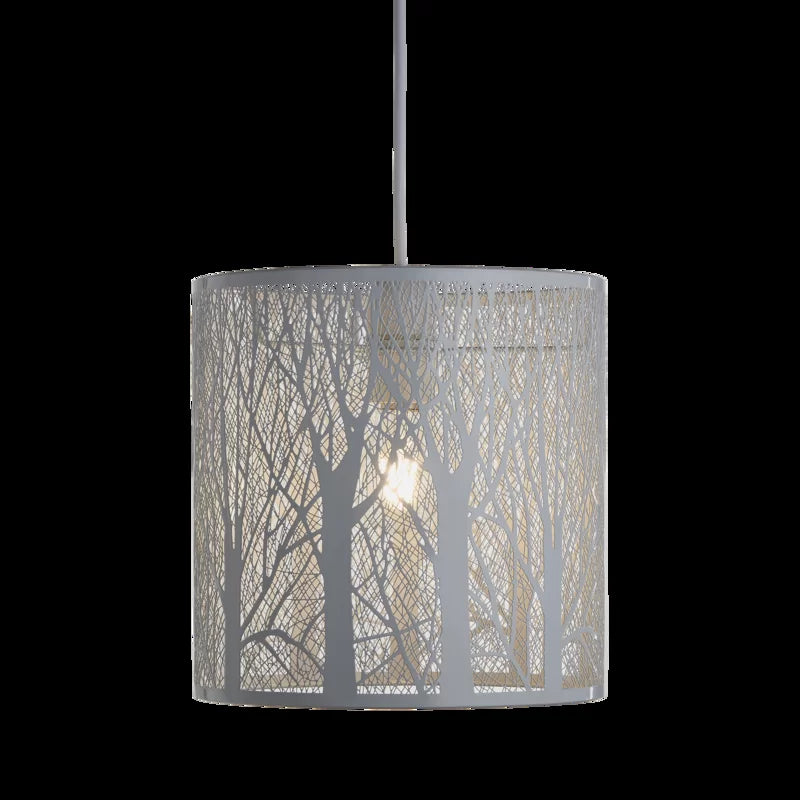 26Cm H Metal Drum Pendant Shade ( Screw on )