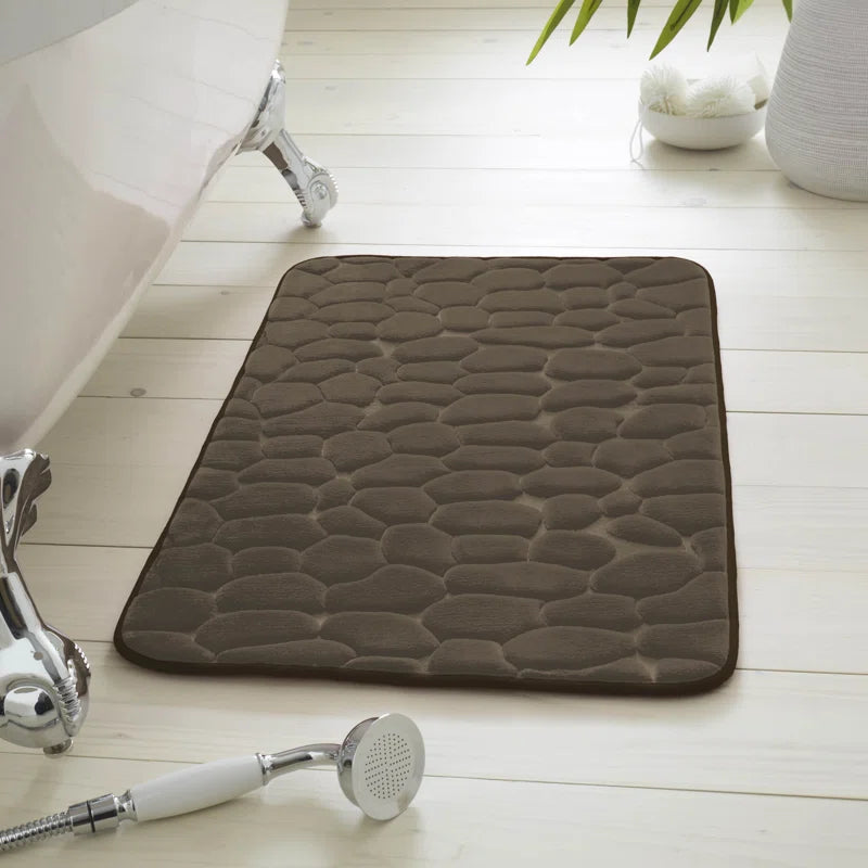 2 Piece Set Rectangle Bath Mat