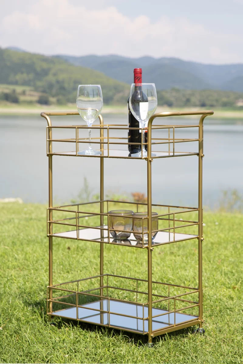 Yael Metal Bar Cart