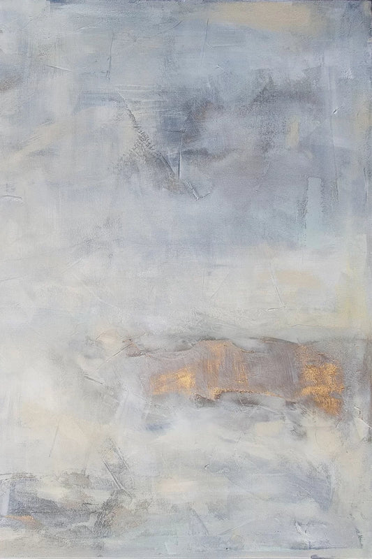 White Blush II by Julia Contacessi - Wrapped Canvas Painting