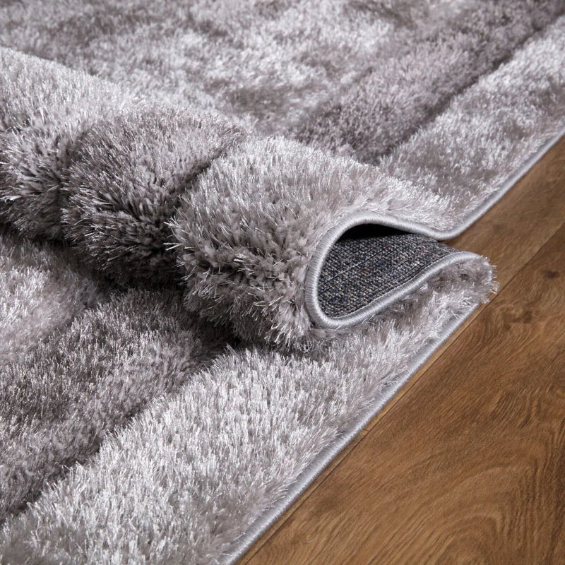 Yettem Solid Colour Shag Area Rug