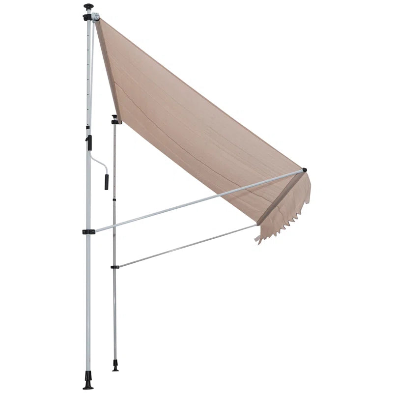 200Cm W X 150Cm D Retractable Patio Awning