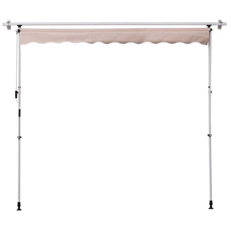 200Cm W X 150Cm D Retractable Patio Awning