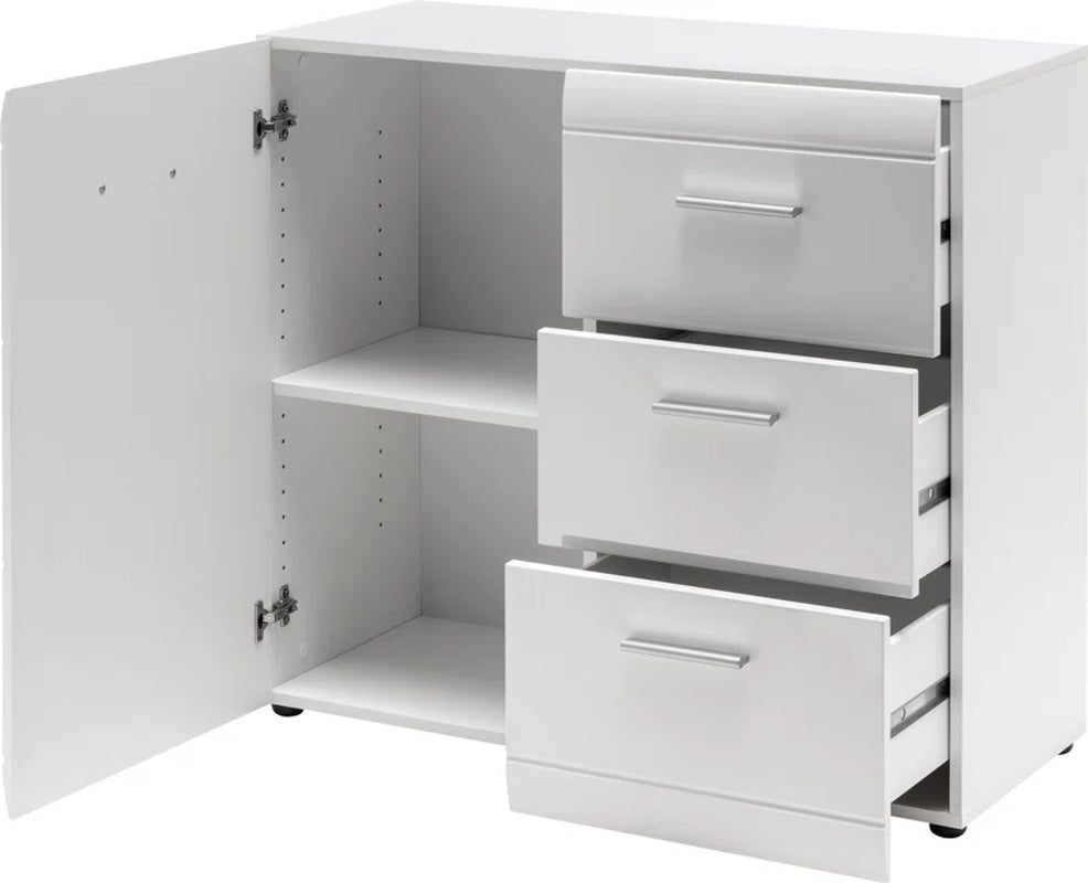 3 Drawer 96Cm W Combi Chest