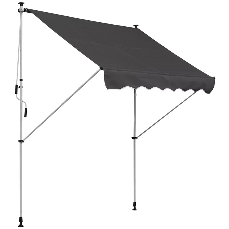 200Cm W X 150Cm D Retractable Patio Awning