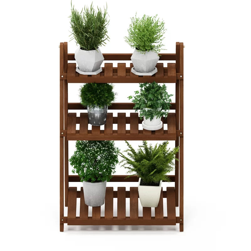 Wood Weather Resistant Plant Stand