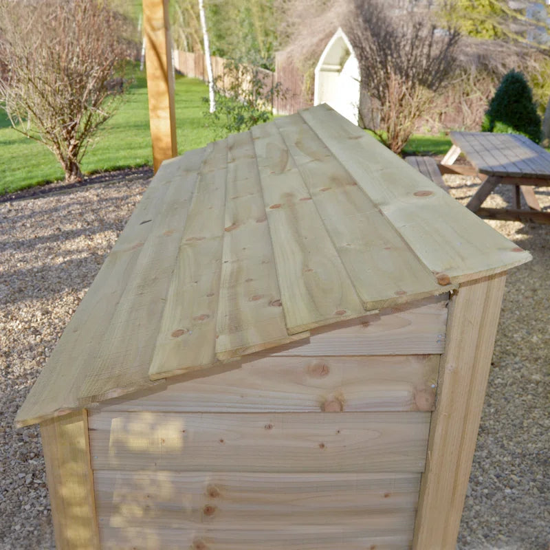 230Cm W X 80Cm D Solid Wood Log Store