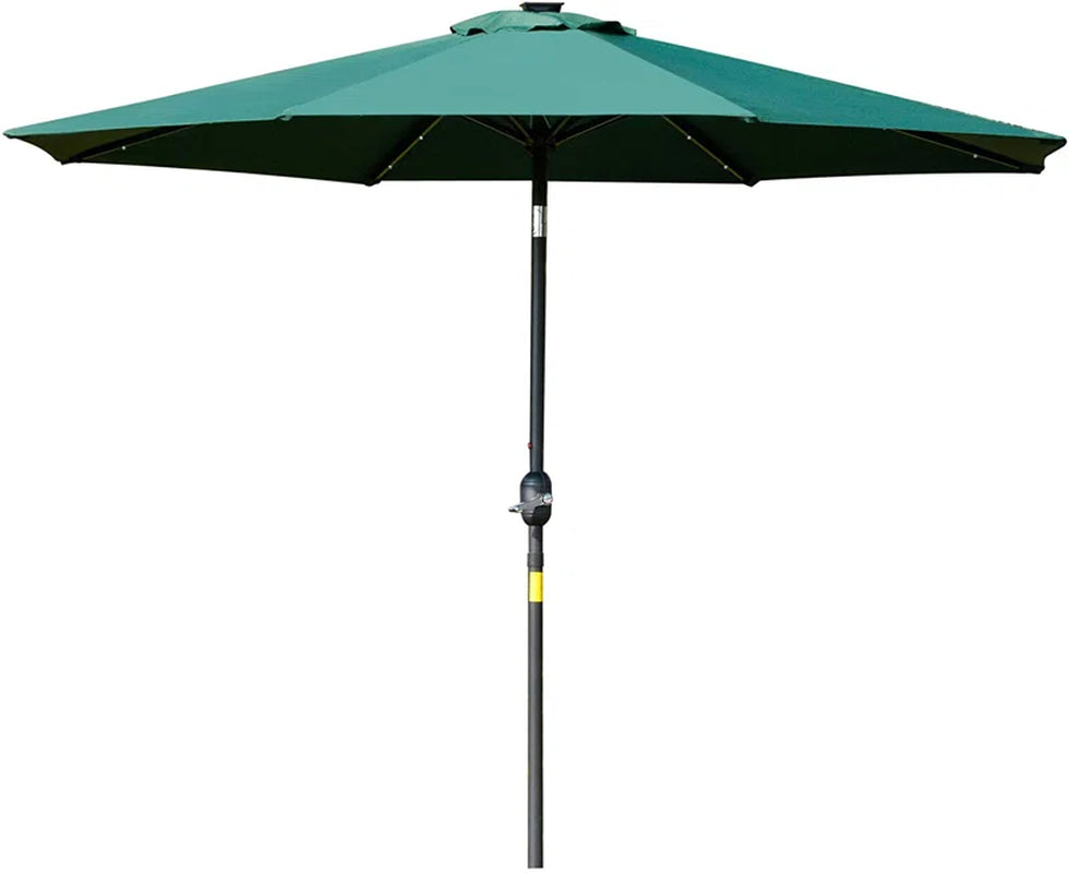 270Cm Lighted Tilt Market Parasol