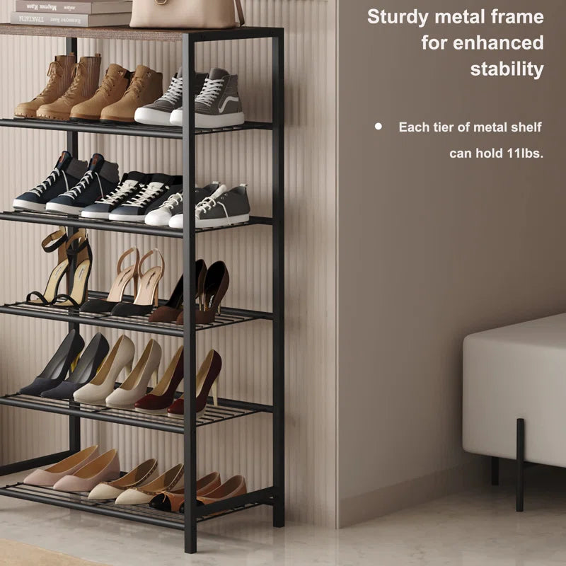 15 Pair Shoe Rack Hallway Shoe Storage