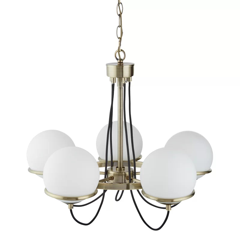 Yorba 5-Light Shaded Chandelier