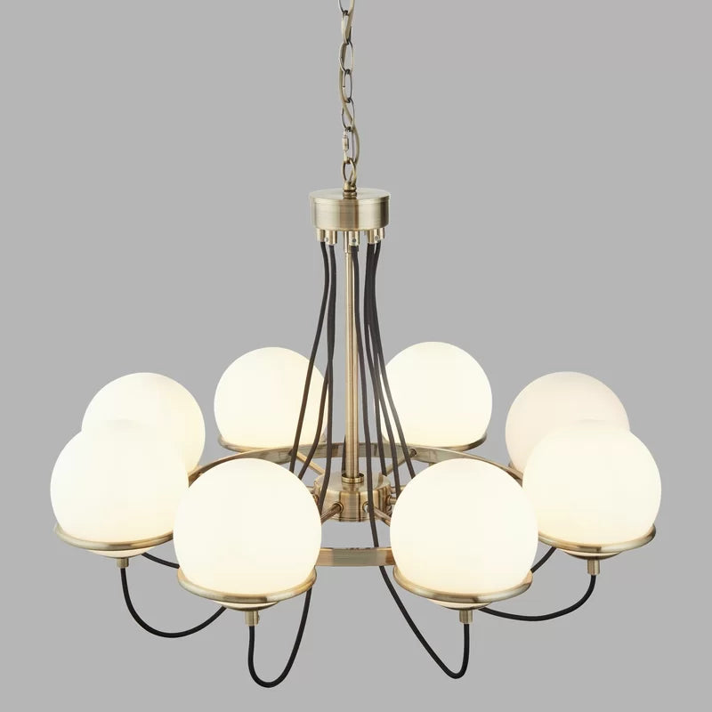 Wynward 8-Light Wagon Wheel Chandelier