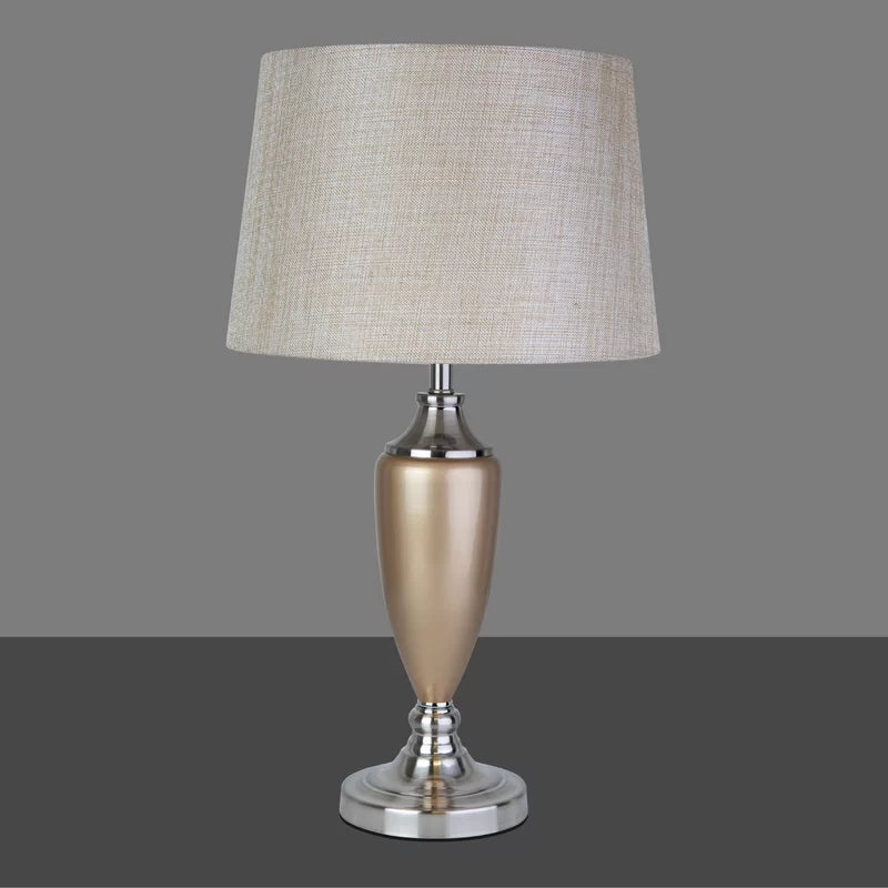 Zellner 53Cm Classic Gold Silver Table Lamp