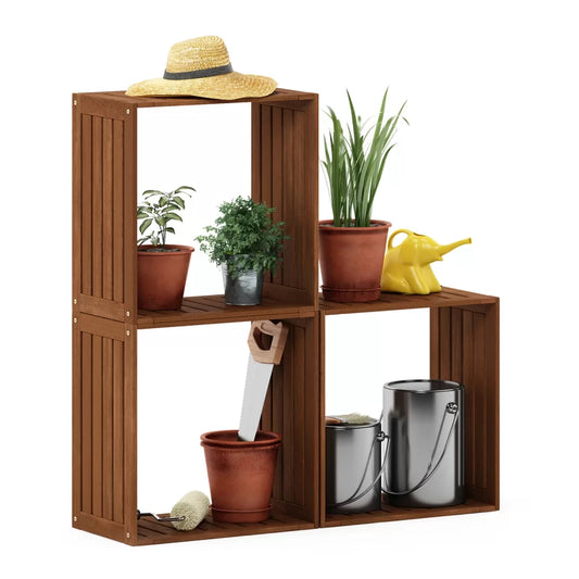 Wood Weather Resistant Plant Stand