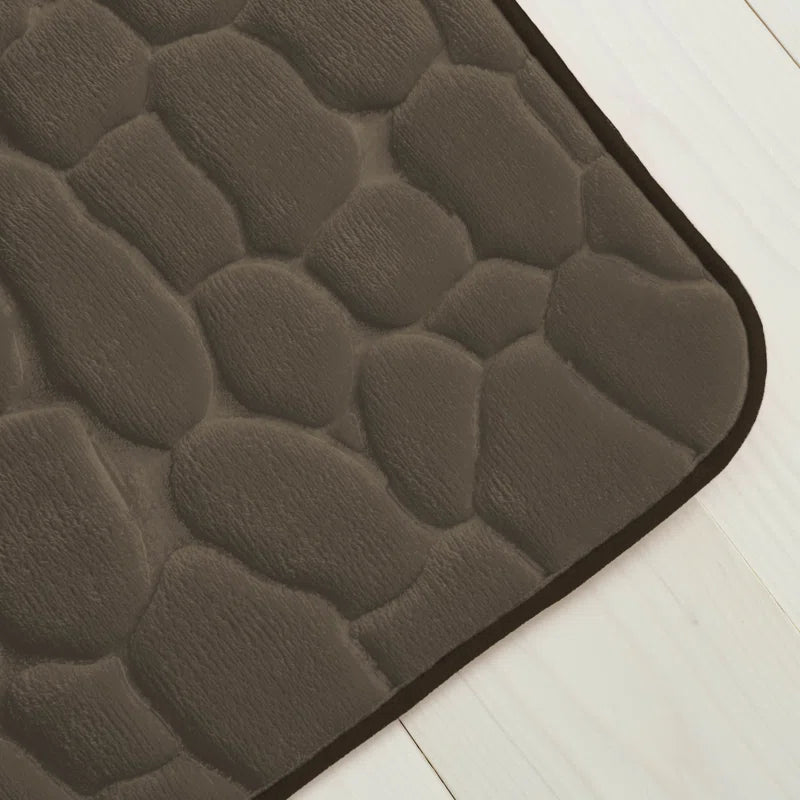 2 Piece Set Rectangle Bath Mat