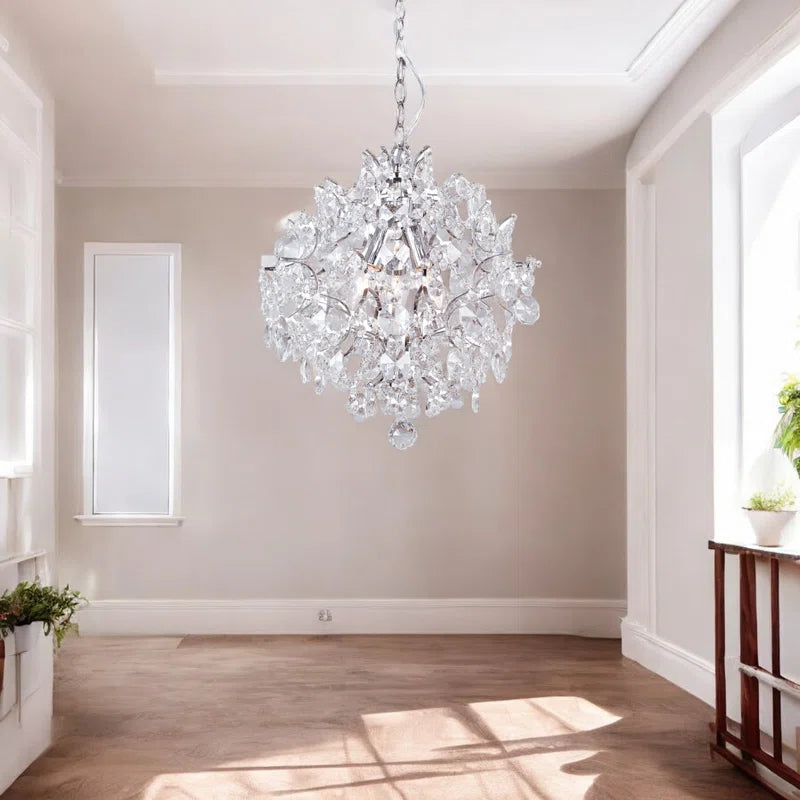 3-Light Crystal Chandelier