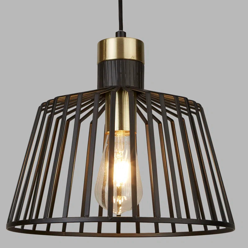 Villegas 1 - Light Black Geometric Pendant