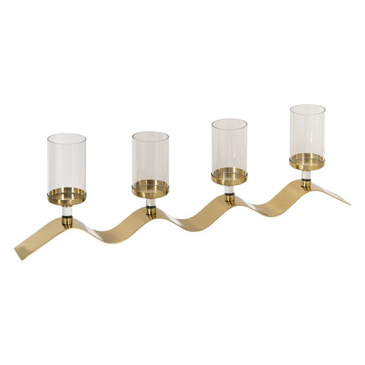 25Cm Stainless Steel Tabletop Candelabra