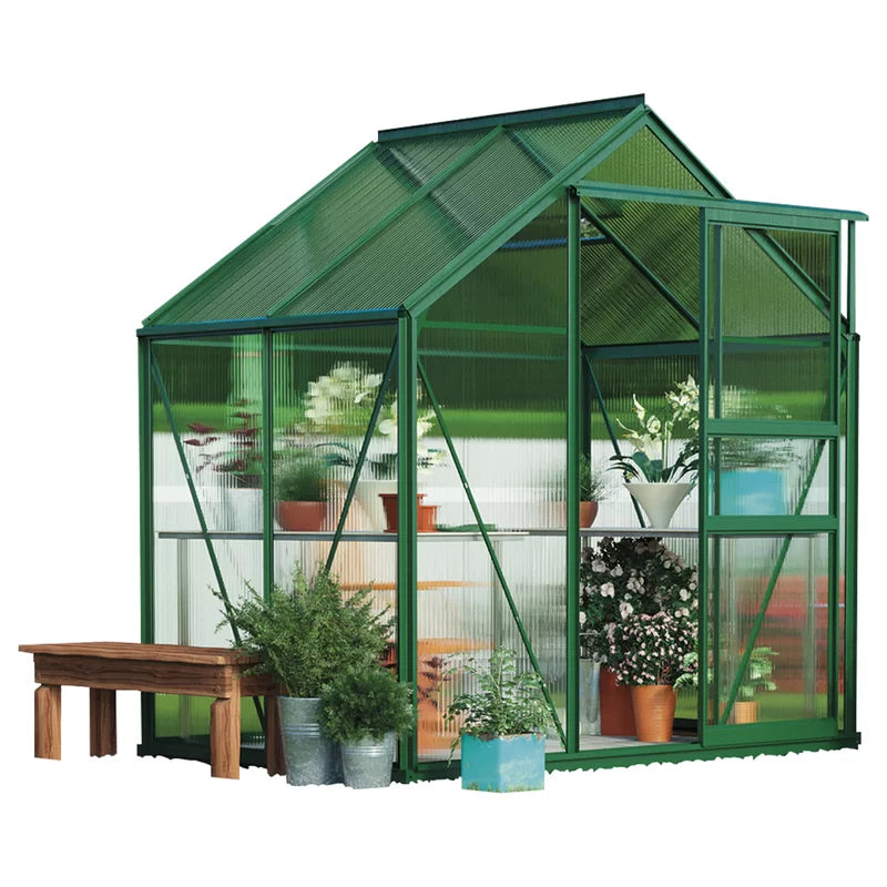 Wysocki 6 Ft W X 4 Ft D Greenhouse