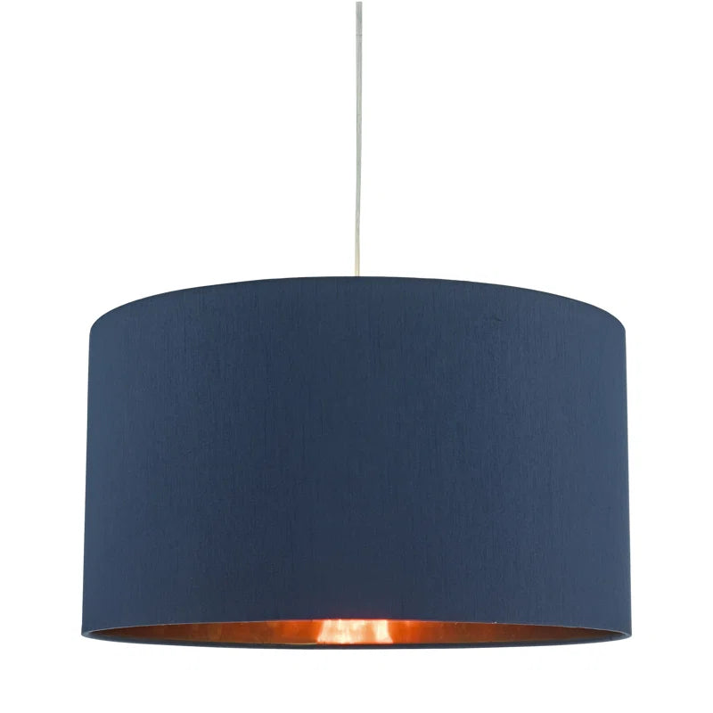 22.5Cm H Faux Silk Drum Pendant Shade ( Uno )