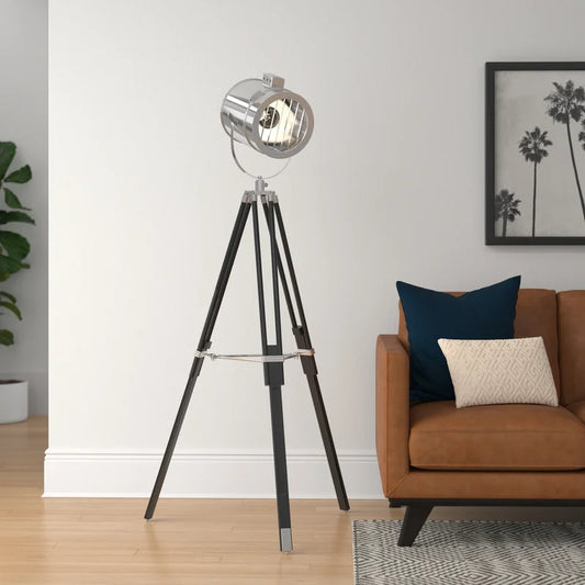 150Cm Black Tripod Floor Lamp