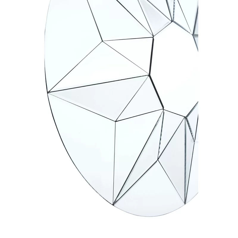 Wanda 3D Shape round Wall Accent Mirror