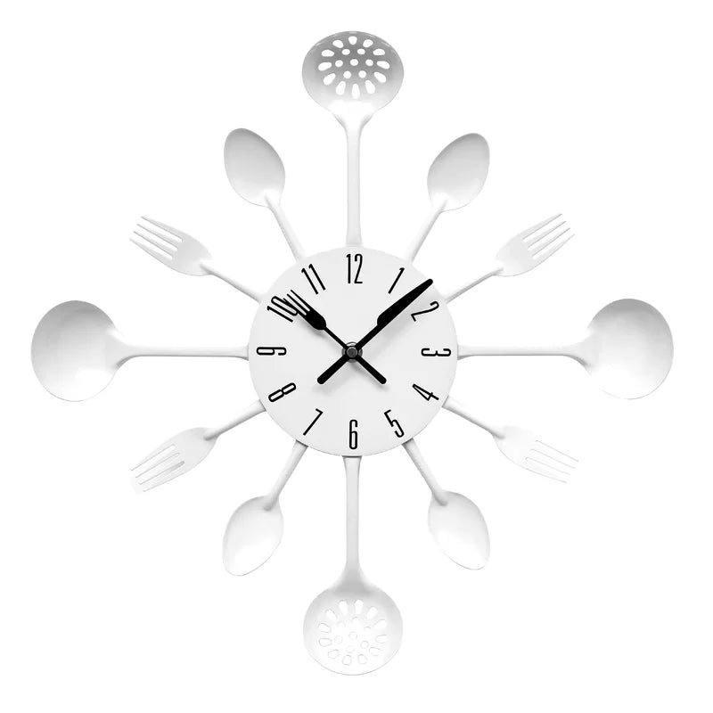 33Cm Cutlery Wall Clock